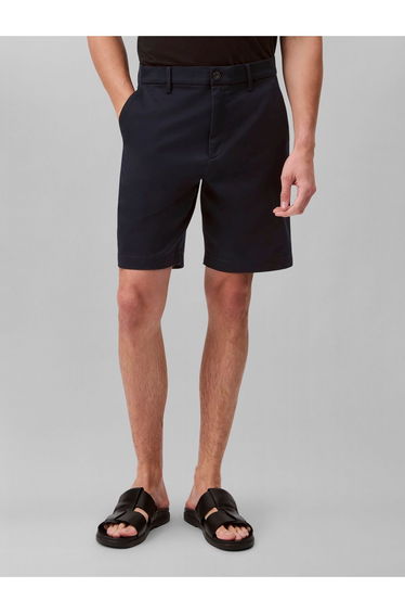 9 In Straight Refined Cotton Shorts Navy