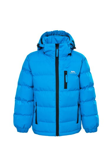 Trespass Boys Tuff Hooded Jacket - Blue