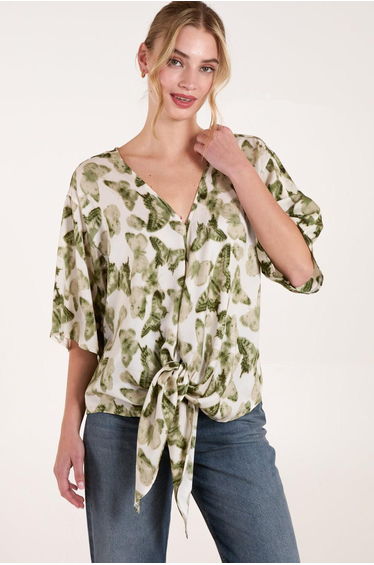 Tie Front Top