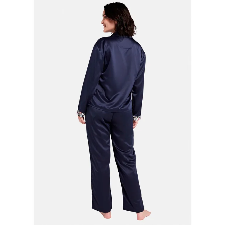 Plain Satin Pyjama Top - 5