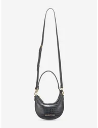 Girls Icon Hobo Bag in Black (18.5cm) - 4
