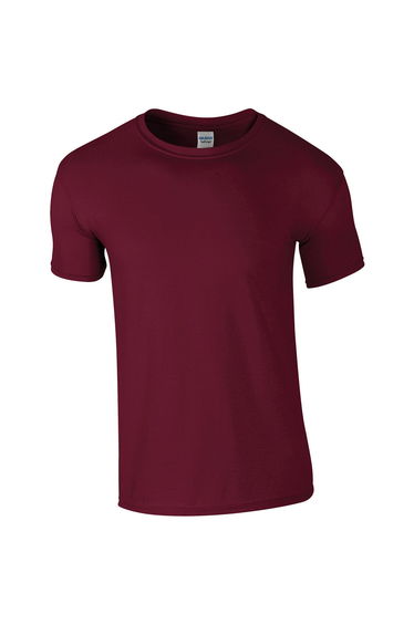 Gildan Mens SoftStyle Ringspun T-Shirt - Maroon
