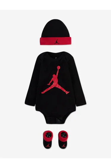 Jordan Baby Boys Jumpman Bodysuit Set in Black