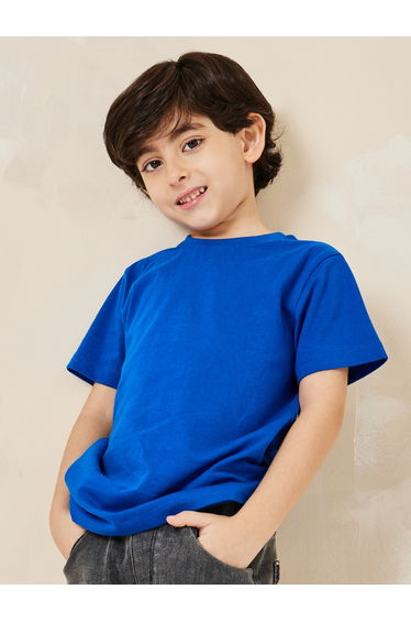 Solid Cotton T-Shirt