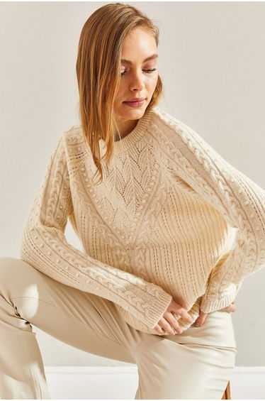 Women's Patterned Knitwear Sweater