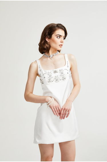 Ardelle Embellished Mini Dress