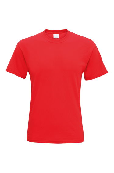 Mens Short Sleeve Casual T-Shirt - Bright Red
