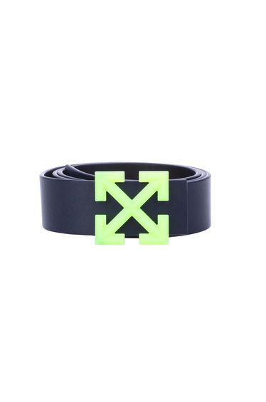 Accessories Off White Rev Arrow Fluo Belt in Black