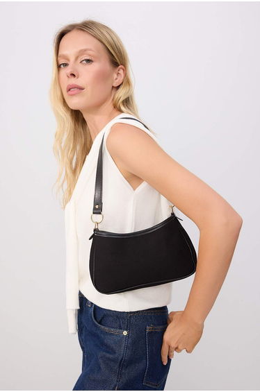 Black Women's Mini Size Shoulder Bag