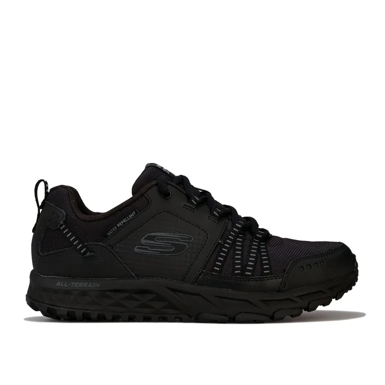 Men's Skechers Escape Plan Walking Shoe Trainers in Black