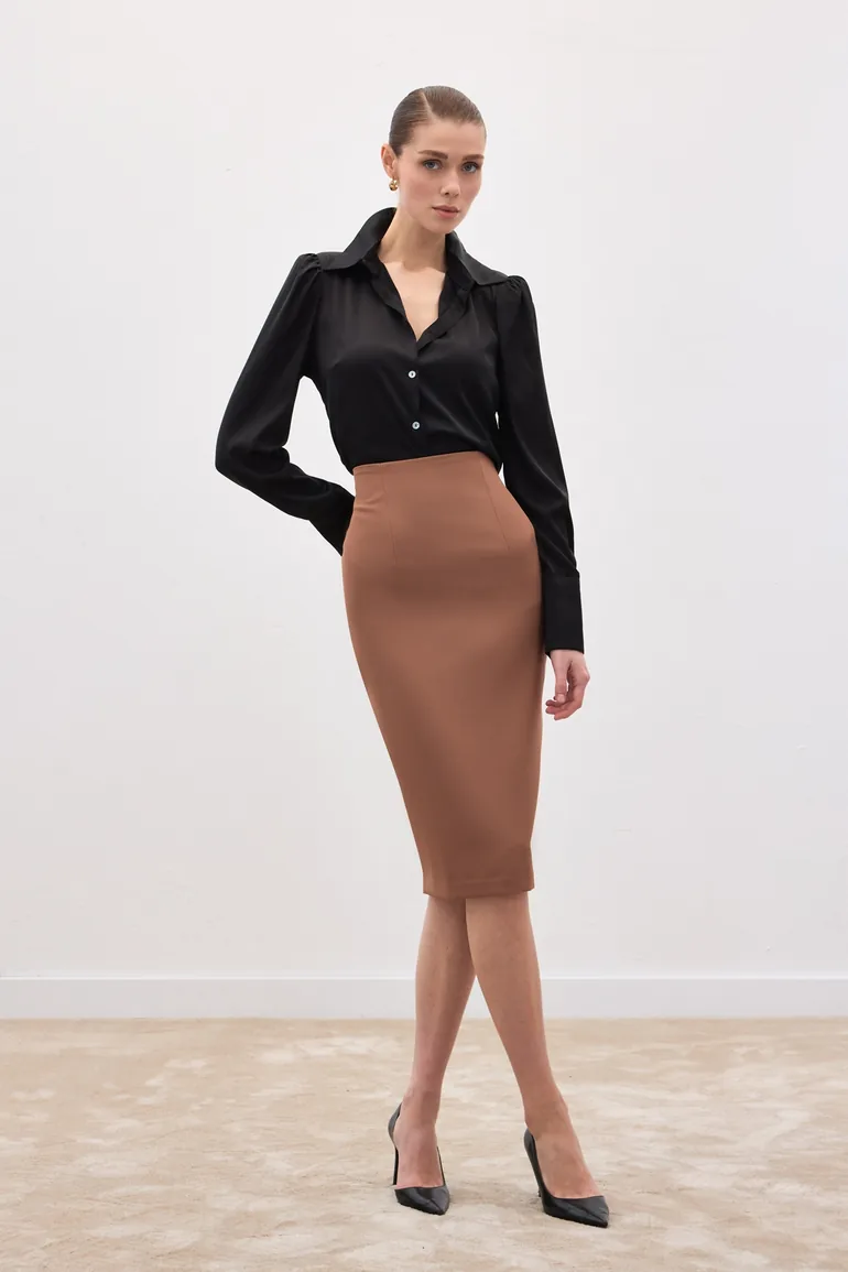 Straight Pencil Skirt - 6