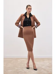 Straight Pencil Skirt - 5