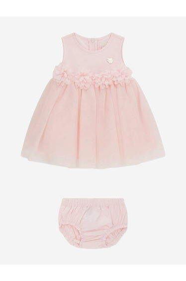 Guess Baby Girls Tulle Dress with Knickers in Pink