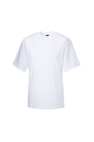 Russell Mens Classic Ringspun Cotton T-Shirt - White