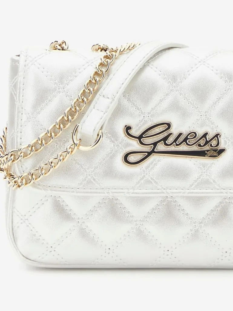 Guess Girls Convertible Bag with Coin Wallet in Ivory (20cm) - 3