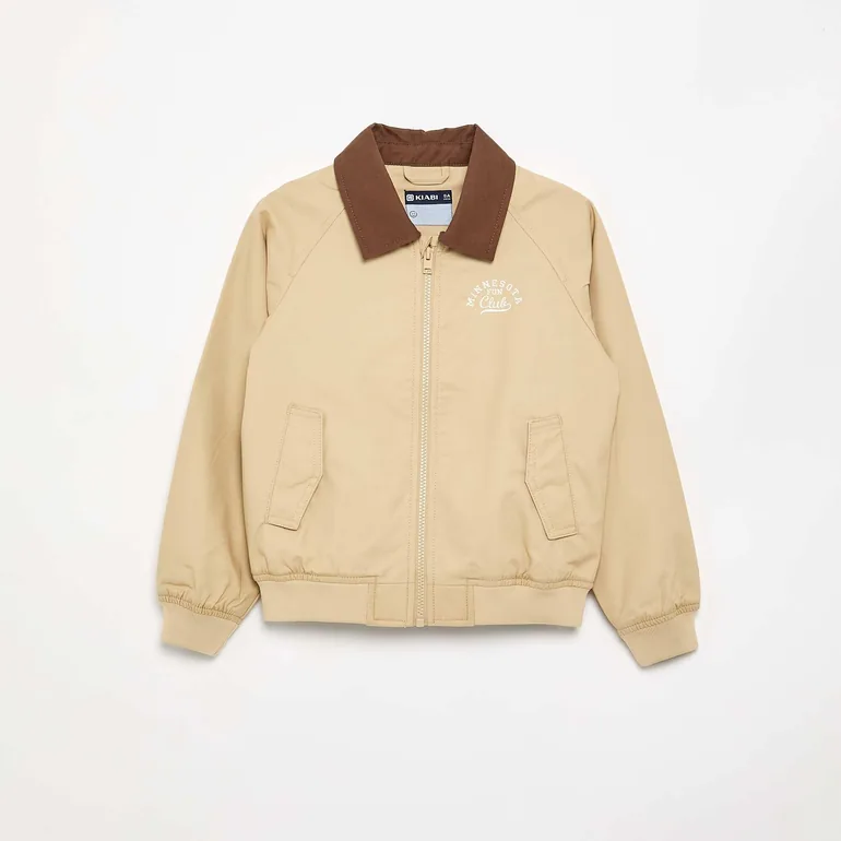 Zip-Up Jacket BEIGE