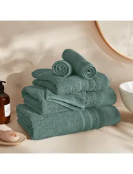 منشفة إستحمام - أخضر - 4