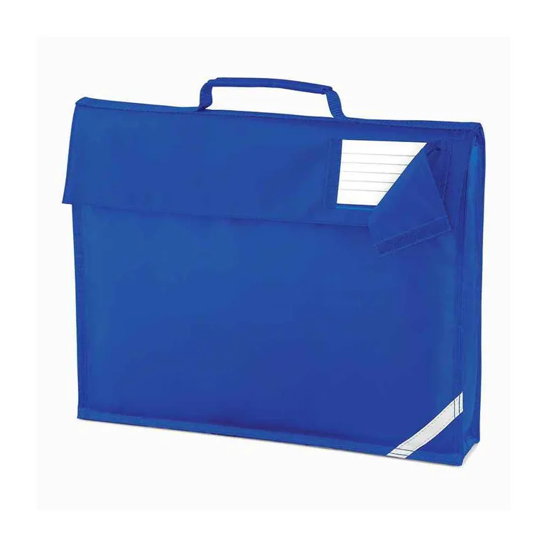 Quadra Childrens/Kids Reflective Book Bag - Bright Royal Blue
