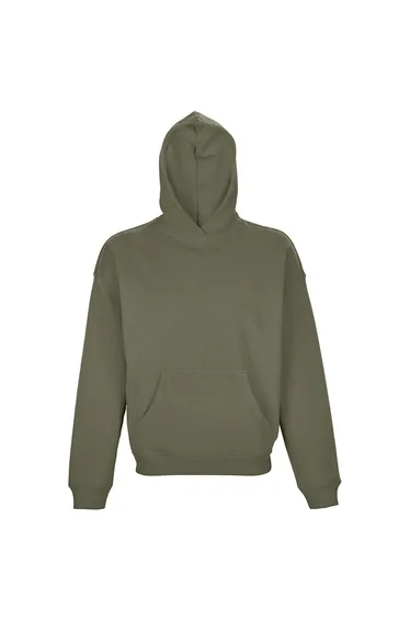 SOLS Unisex Adult Connor Organic Oversized Hoodie - Khaki