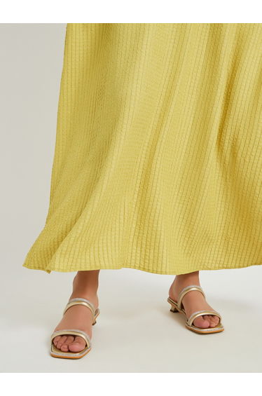 Embellished Metallic Kitten Heel Sandals