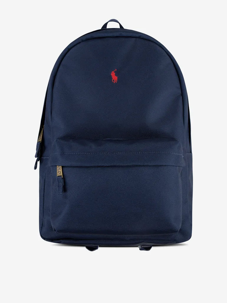 حقيبة ظهر أطفال 45سم بطبعة شعار لون كحلي