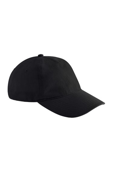 Beechfield Leisure Plain Baseball Cap - Black