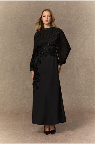 Joyful Poise Burgundy Sequin Embroidered Floral Maxi Dress