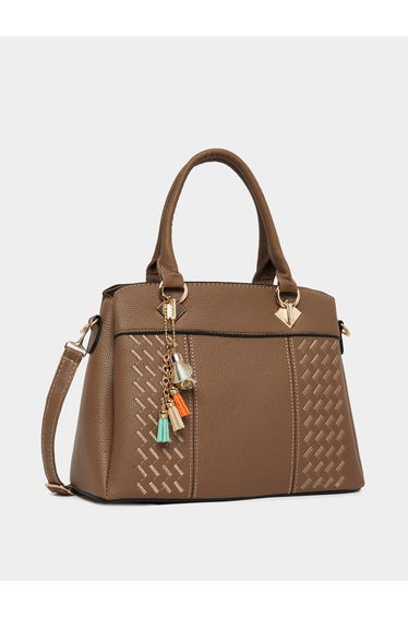 Women Drop Brown Satchel Bag