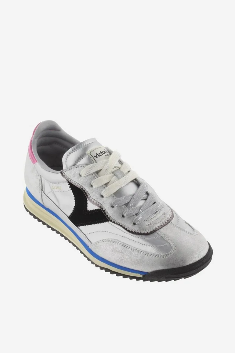 حذاء سنيكرز ميتاليك - فضي - 1