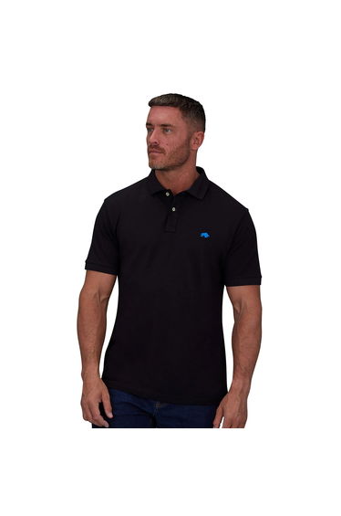 Raging Bull Mens Classic Organic Polo Shirt - Black