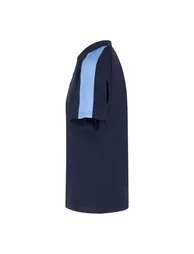 Finden & Hales Childrens/Kids Team Polo Shirt - Navy/Sky Blue - 2