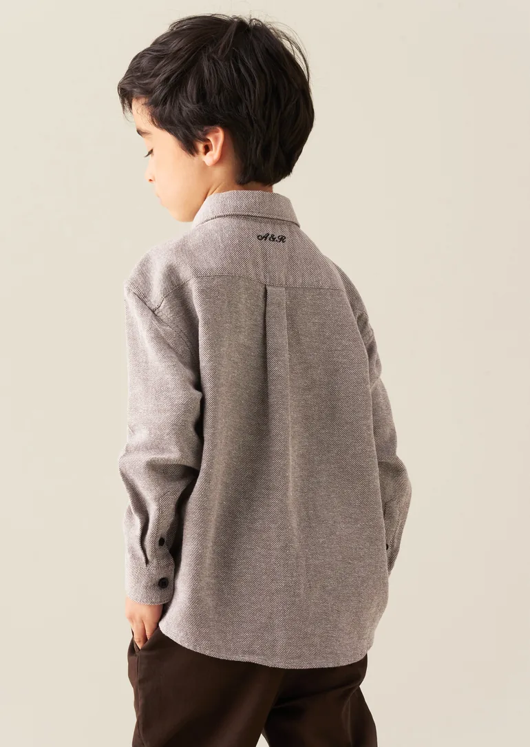 Grayson Textured Shirt - Grey - 3