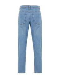 Men's Blue Essential Fit Jeans Denim Trousers - 7