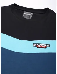 Men Regular Fit Cut and Sew Panel T-Shirt - 5