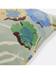غطاء وسادة ديكور قطن مخمل مستطيل 50*30سم بطبعة - 4