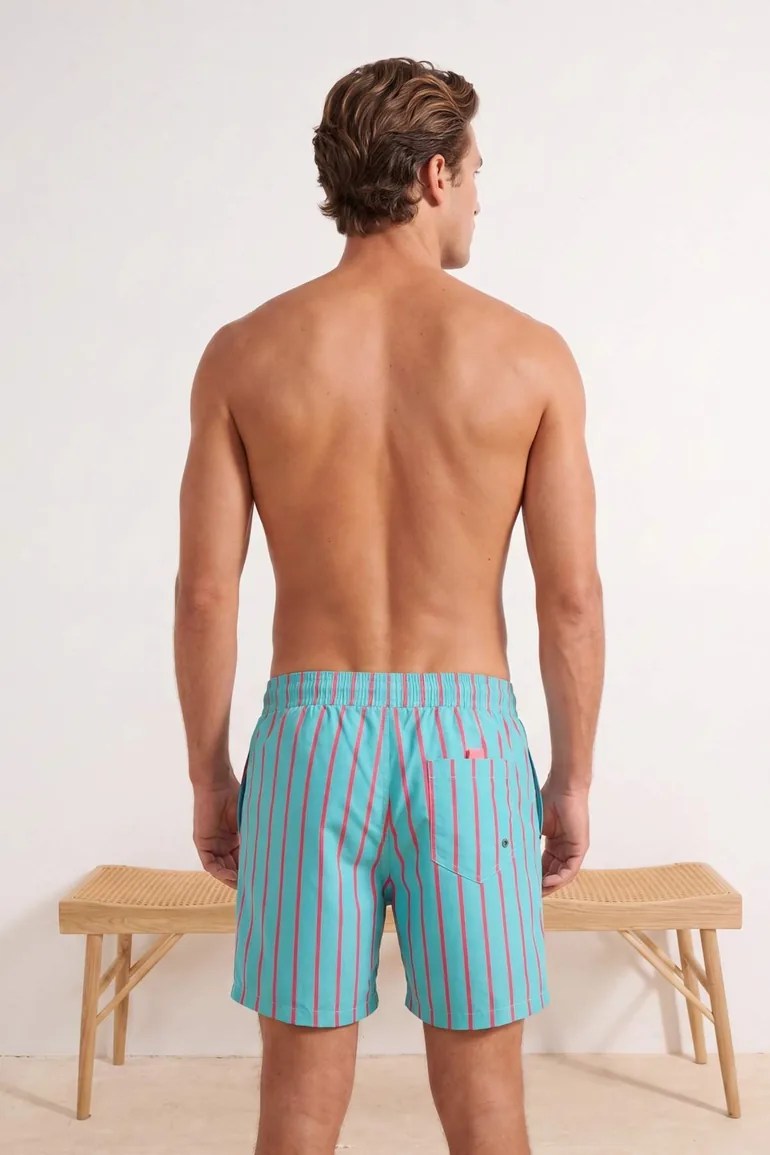 Green Men's Swim Shorts - 2