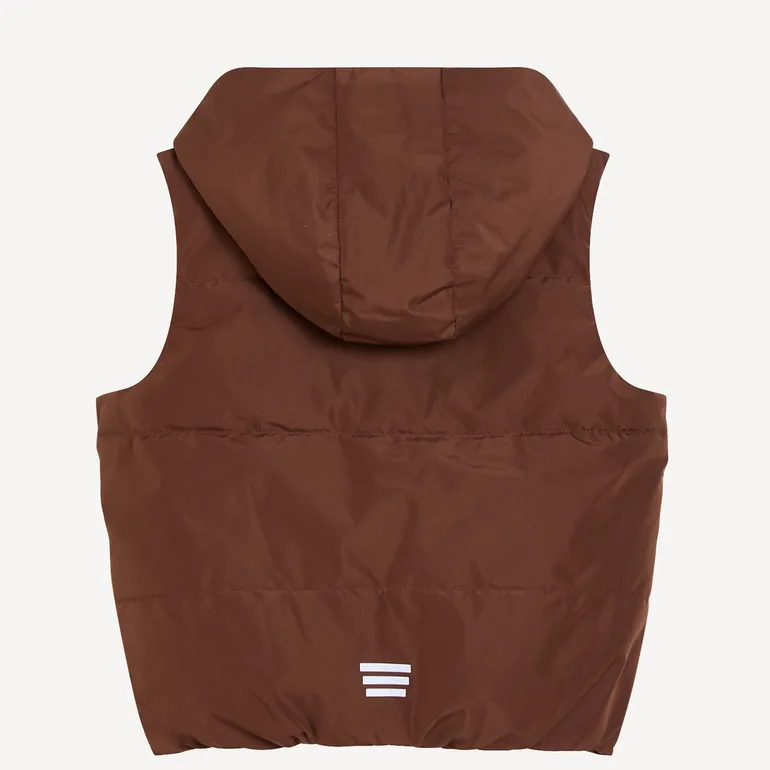 Hooded Padded Gilet - 3