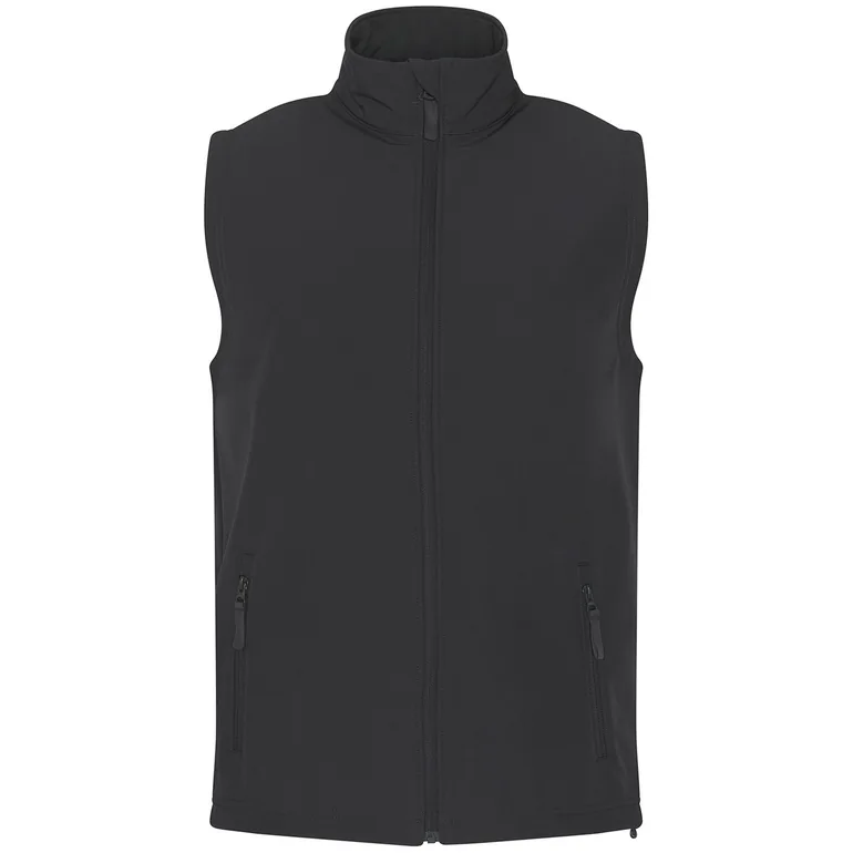 PRO RTX Mens Softshell 2 Layer Gilet - Charcoal