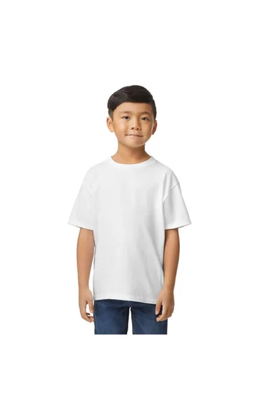 Gildan Childrens/Kids Softstyle Plain Midweight T-Shirt - White