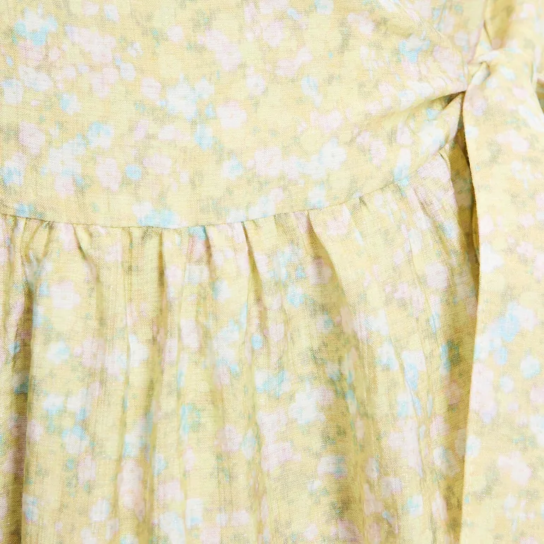 Floral Wrapover Maxi Dress - 3