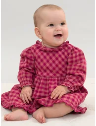 Damson Check Dress And Pants