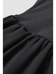 Sedate V-Neck Spliced Belted Midi Dress in Smoke - 7