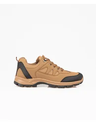 Chunky Sole Low Top Workers Shoes Hiking Outdoor Sneakers - 4