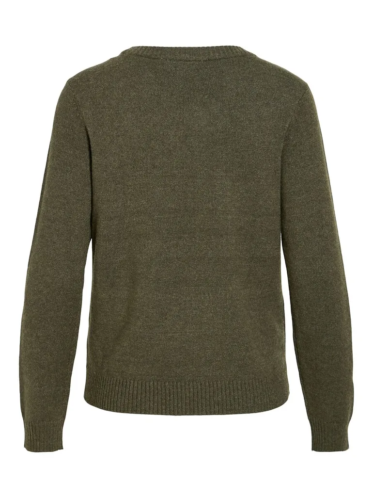 Fine Knit Jumper/Sweater with Crew Neck - 1