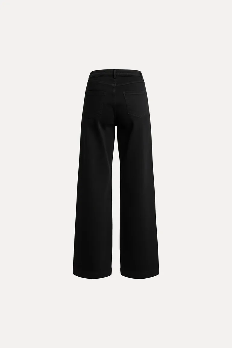 Tailored Wide Leg Trousers - 4
