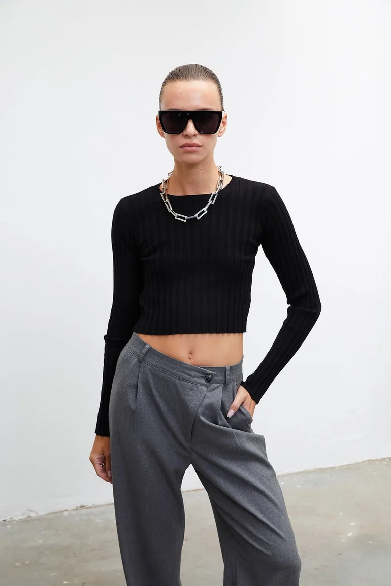 Crossover Palazzo Trousers - Premium Edition - 3