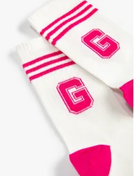 Embroidered College Socks - 2