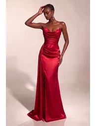 Rosie Satin Dress - 2