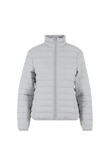 New Morning Studios Womens/Ladies Lightweight Puffer Jacket - Light Asphalt