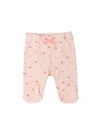 Pack of 2 - Baby Soft Cotton Interlock Footed Pants, 0-3M